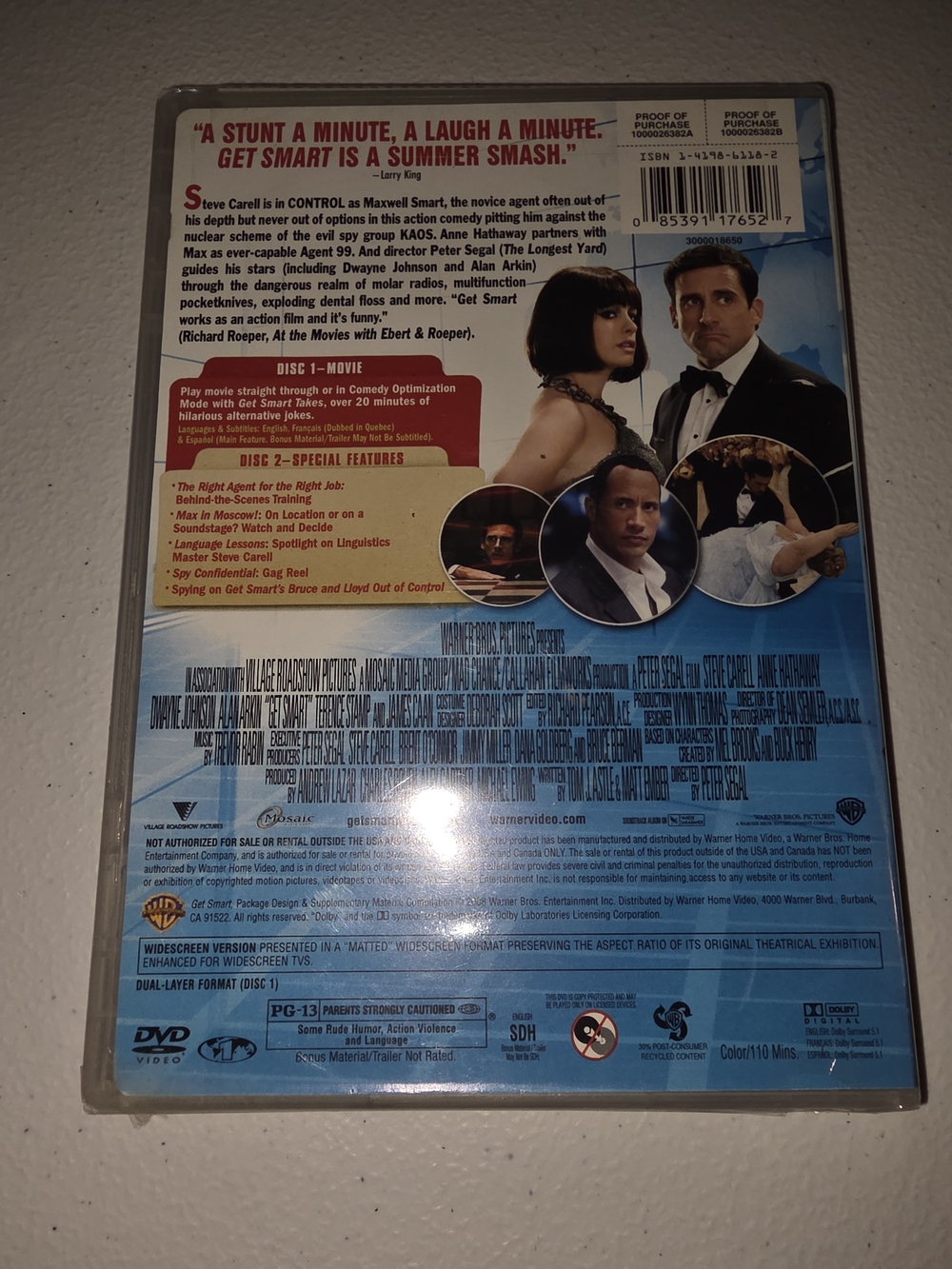 Get Smart (Two-Disc Special Edition) DVD - Red & Blue Cover - Picture 2 of 3